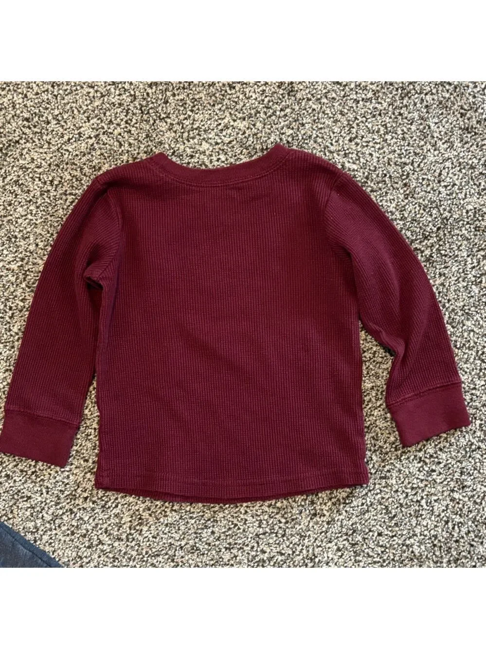 Garanimals Maroon and Gray Kids Jogger Set